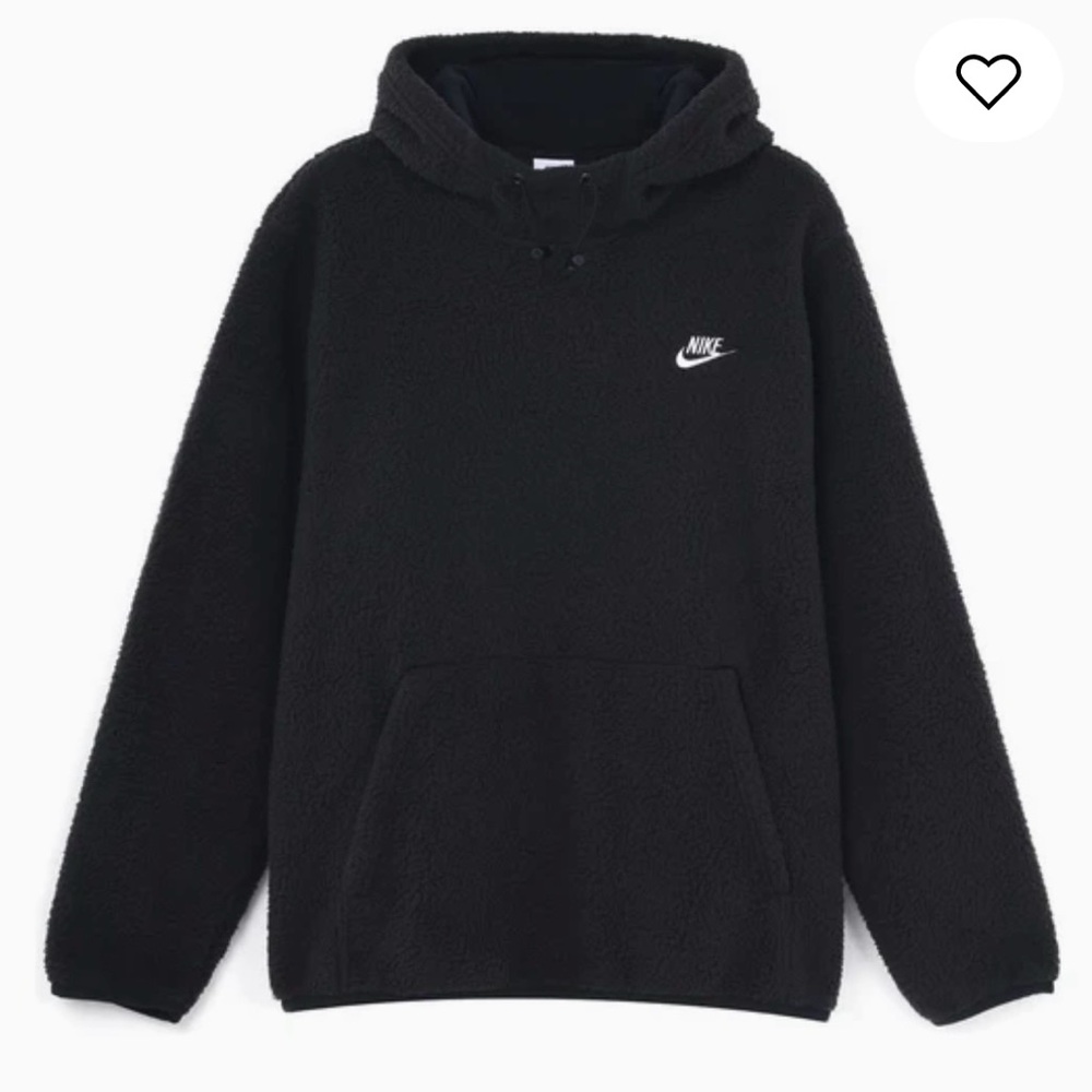 Black Nike Sherpa hoodie 
New size Small also have a size xl


Retail 95$